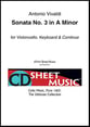 Sonata No. 3 in A Minor Cello and Piano EPRINT cover